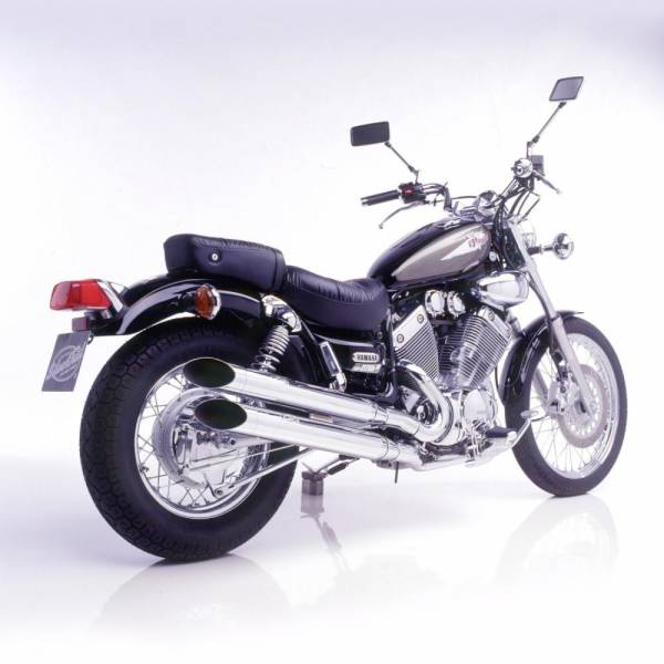 Auspuff Komplettanlage SilverTail K02 Yamaha XV 535 Bj. 1988-2003 eintragungsfrei