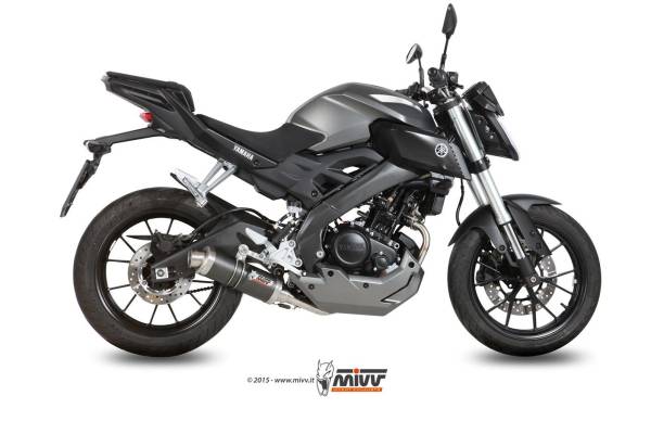 Komplettanlage Sport Auspuff MIVV GP Carbon Yamaha MT-125 Bj. 2015-2019 RE11/RE29 EURO-3/EURO-4 +ABE
