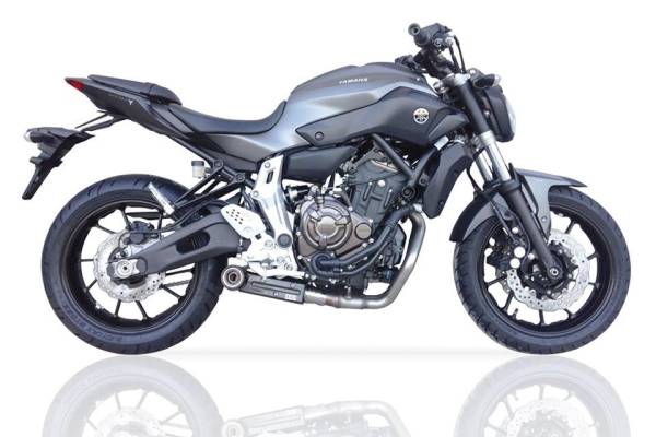 Sport Auspuff Komplettanlage IXIL SX1 Yamaha MT-07 / ABS / MotoCage Bj. 2014-2020 EURO-3/EURO-4 +ABE
