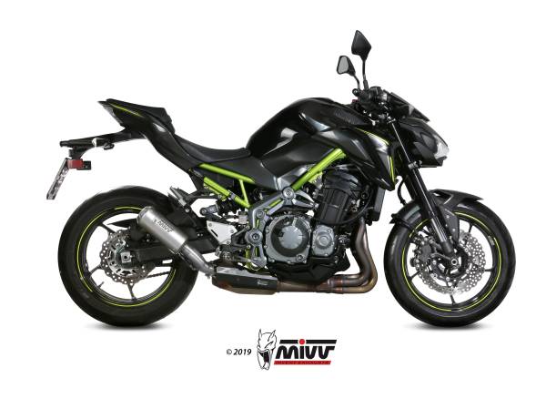 Sport Auspuff MIVV MK3 Edelstahl Kawasaki Z 900 Bj. 2017-2019 EURO-4 eintragungsfrei +ABE