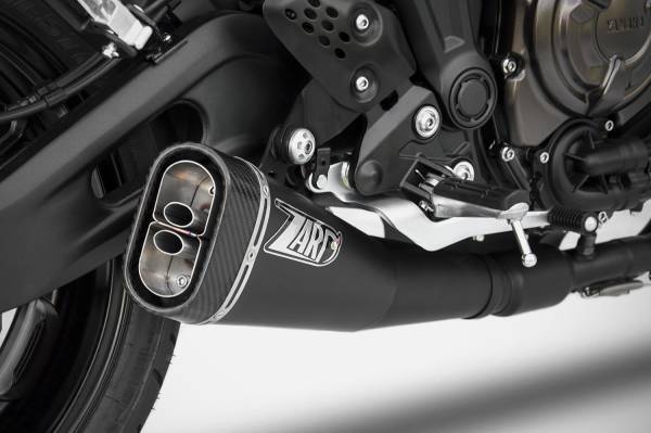 Sport Auspuff Komplettanlage +Kat ZARD Black Yamaha XSR 700 Bj. 2017-2020 EURO4 eintragungsfrei +ABE