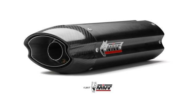 Sport Auspuff MIVV Suono Steel Black Honda CBR 600 RR Bj. 2007-2016 Typ:PC40 +ABE