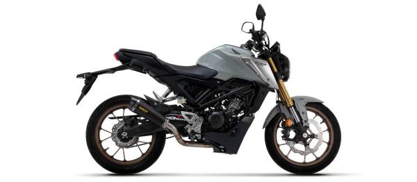 Sport Auspuff Komplettanlage Arrow X-Kone BLACK Honda CB 125 R Bj.2021-2022 JC91 EURO-5 / ABE