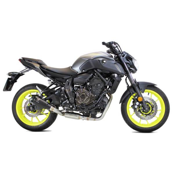 Sport Auspuff Komplettanlage IXRACE MK2 BLACK Yamaha MT-07 Bj.2014-2020 RM04/RM17 EURO-3/EURO4 +ABE