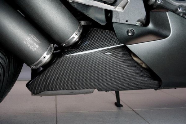 Bodis Abdeckung Carbon Verkleidung f. Kat / Sammler Hitzeschild Honda CBR 1000 RR Bj. 08-11