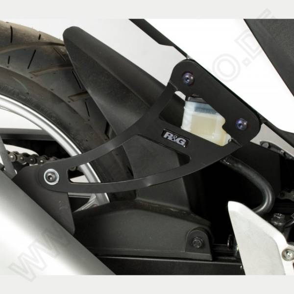 R&G Auspuffhalter für Honda CBR 250 R Baujahr 2011-2015 Aluminium schwarz