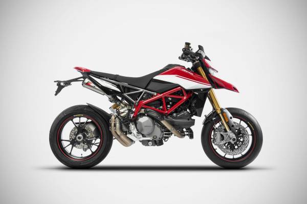 Sport Auspuff ZARD Top Gun m. Carbonendkappe Ducati Hypermotard 950 /SP Bj. 2019-2020 EURO-4 +ABE