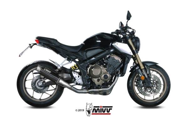 Sport Auspuff Komplettanlage MIVV GP PRO BLACK Honda CB 650 R / CBR 650 R Bj.2019-2023 EURO4/EURO5