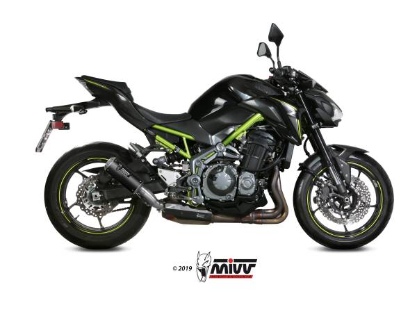 Sport Auspuff MIVV MK3 Carbon Kawasaki Z 900 Bj. 2017-2019 EURO-4 eintragungsfrei +ABE