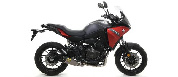 Sport Auspuff Komplettanlage WORKS TITAN Yamaha MT-07 Bj.2021-2023 RM33 EURO5 +Kat eintragungsfrei