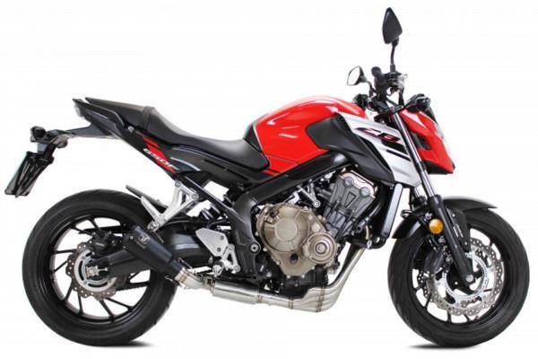 Sport Auspuff Komplettanlage IXRACE MK2 Black Honda CB 650 F/ CBR 650 F Bj.2014-2018 eintragungsfrei